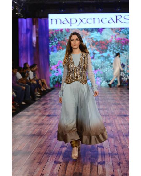 blue-brown-georgette-ombre-kurta-with-embroidered-waist-coat-silk-chudidar