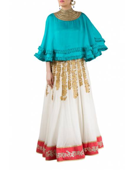 blue-cape-with-golden-embroidery-cream-akshar-embroidery-skirt