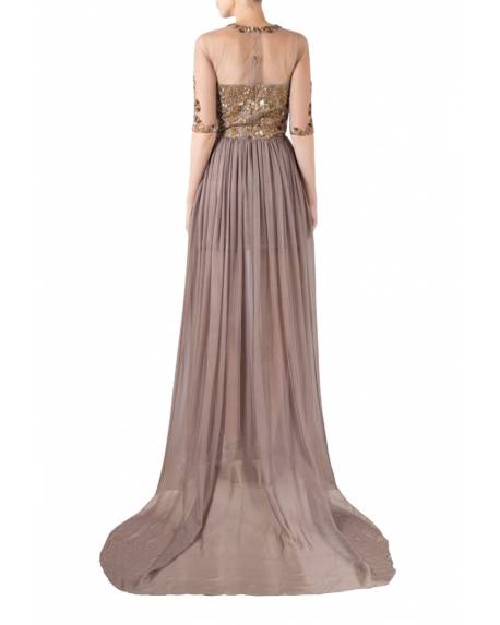 brown-silk-chiffon-gown-with-embroidery-on-net (1)
