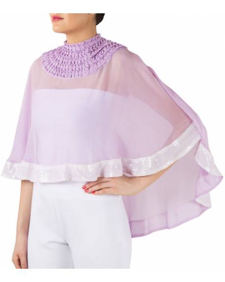 light-purple-textured-flat-chiffon-cape-with-white-tube-trouser (2)