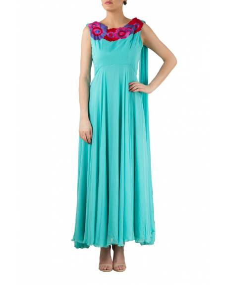 mint-blue-georgette-gown-with-floral-embroidery-on-neckline