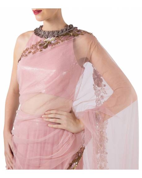 onion-pink-net-sequence-skirt-saree-with-embroidery-border (2)
