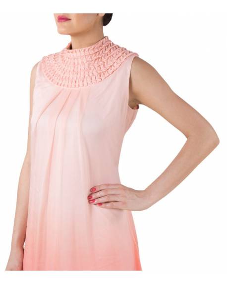peach-ombre-textured-flat-chiffon-dress (2)
