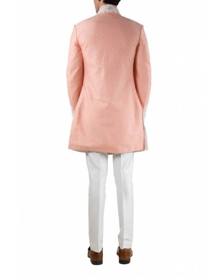 peach-sherwani-with-white-trouser-and-white-pocket-square (2)