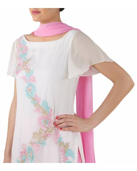 white-georgette-kurta-with-floral-embroidery-georgette-pink-palazzo-dupatta (2)