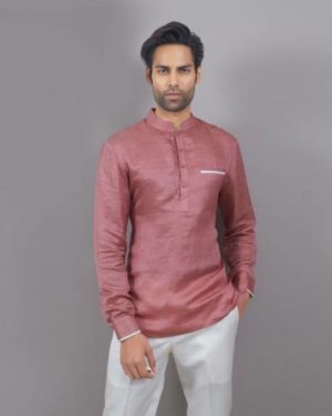 Short Kurta With Button Placket