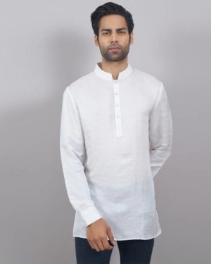 Short Kurta With Pintuck Detail